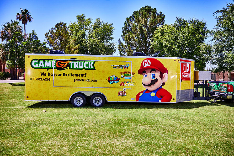 GameTruck fleet wraps for nationwide brand campaigns
