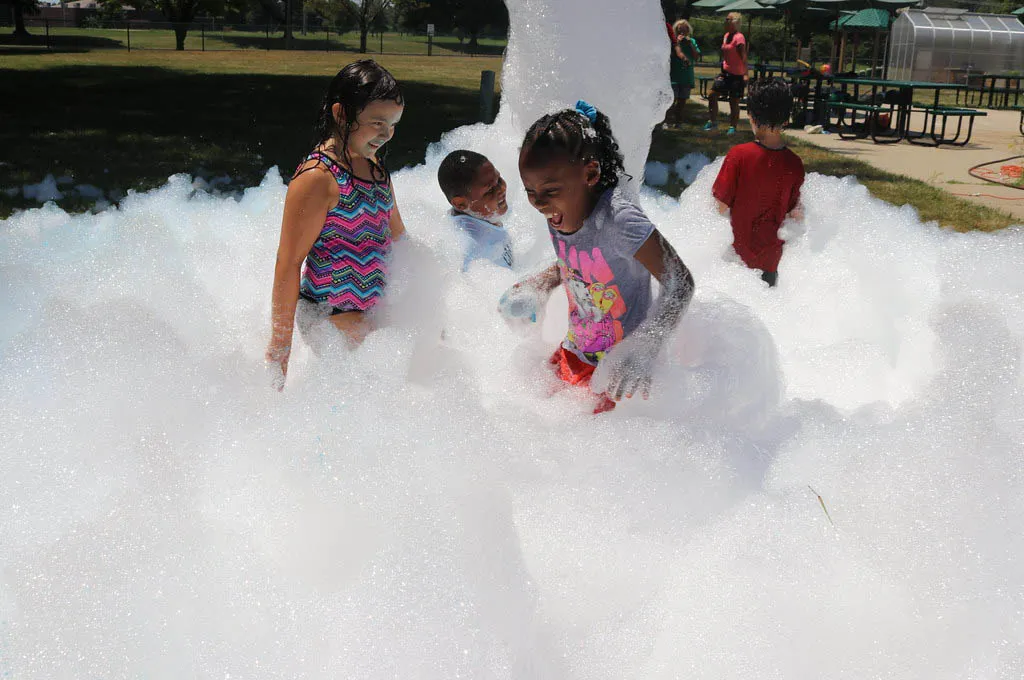 GameTruck Foam Party with mountains of clean hypoallergenic foam